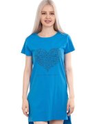 Bumbacel 100 COTTON Rochie tunica din bumbac pentru dame - cu imprimeu - casual - de vara