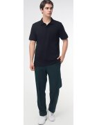 Bumbacel 100 COTTON Tricou barbatesc oversize - marimi mari - Negru