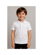 Bumbacel 100 COTTON Tricou polo din bumbac pentru baieti - Alb