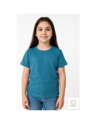 Bumbacel 100 COTTON Tricou uniton din bumbac pentru fete din bumbac uniton - Albastru