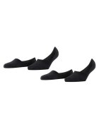 Burlington Set de sosete foarte scurte - 2 perechi - Negru