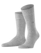 Burlington Set de sosete lungi uni - 2 perechi - Gri deschis
