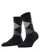 Burlington Sosete lungi cu model - Negru/Gri/Albastru deschis