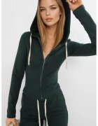 Busem Hanorac dama bumbac - cu gluga - verde