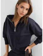 Busem Hanorac Relaxed Fit - Bleumarin - Textil