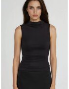 Busem Maiou dama tricotat - slim fit - negru - jerseu