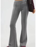 Busem Pantaloni dama - evazati gri inchis - textil - Gri inchis