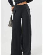 Busem Pantaloni dama Palazzo - Gri carbune