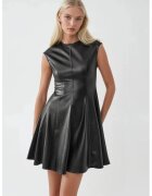 Busem Rochie mini - din imitatie de piele - neagra
