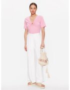 byoung Bluza dama - Bumbac - Roz - Roz