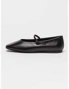 Calvin Klein Balerini Mary Jane de piele - Negru