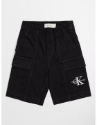 Calvin Klein Bermude cargo cu logo - Negru