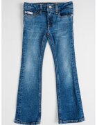 Calvin Klein Blugi evazati cu aspect decolorat - Albastru