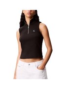 Calvin Klein Bluza cu fermoar A- WOVEN LABEL SL QZ TOP-LV047C909G-UB1