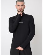Calvin Klein Bluza cu fermoar si decupaj pentru deget - pentru fitness - Negru