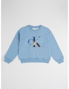 Calvin Klein Bluza de trening cu imprimeu logo - Albastru prafuit