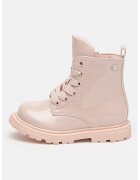 Calvin Klein Bocanci cu aspect lacuit - Roz pastel