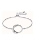 Calvin Klein Bratara de otel inoxidabil cu talisman circular - Argintiu