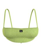 Calvin Klein Bustiera de baie fara burete - Verde deschis