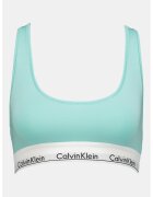 Calvin Klein Bustiera din amestec de modal cu banda logo - Turcoaz