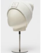 Calvin Klein Caciula cu logo brodat - Alb murdar