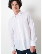 Calvin Klein Camasa din amestec de bumbac - Alb