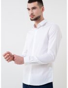 Calvin Klein Camasa extra slim fit - Alb/Alb murdar