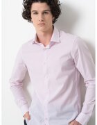 Calvin Klein Camasa slim fit - Alb/Roz deschis