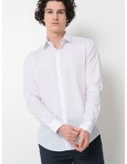 Calvin Klein Camasa slim fit cu guler ascutit - Alb