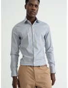 Calvin Klein Camasa slim fit cu mansete cu nasturi - Alb/Negru