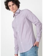 Calvin Klein Camasa slim fit cu model microgeometric - Alb/Verde/Roz fandango