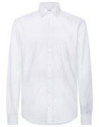 Calvin Klein Camasa slim fit de poplin cu model uni - Alb optic