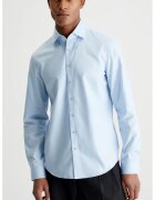 Calvin Klein Camasa slim fit din amestec de bumbac organic - Albastru lavanda