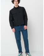 Calvin Klein Camasa uni cu buzunare cu clapa - Negru