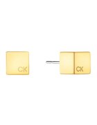 Calvin Klein Cercei de otel inoxidabil cu logo - Auriu