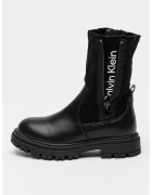 Calvin Klein Cizme medii cu logo interior - Negru