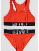 Calvin Klein Costum de baie cu logo - 2 piese - Coral