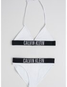 Calvin Klein Costum de baie cu logo - Alb