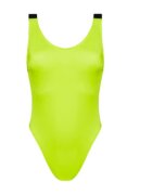 Calvin Klein Costum de baie dama - verde - poliester reciclat/elastan