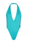 Calvin Klein Costum de baie pentru dama - albastru - 85% poliester reciclat - 15% elastan