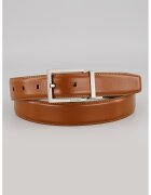 Calvin Klein Curea din piele cu catarama patrata - Caramel