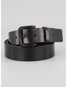 Calvin Klein Curea din piele cu catarama rotunda - Negru