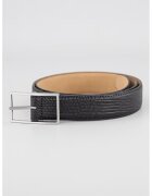 Calvin Klein Curea din piele - Negru/Maro