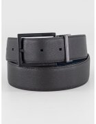 Calvin Klein Curea uni de piele - Negru/Albastru inchis