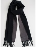 Calvin Klein Esarfa cu franjuri - Negru