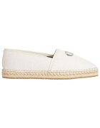 Calvin Klein Espadrille din material textil HW0HW01458 02R - Alb