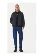 Calvin Klein Geaca de puf barbati - neagra - 100% poliester -