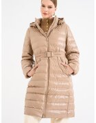 Calvin Klein Geaca lunga cu fermoar - Maro camel