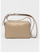 Calvin Klein Geanta crossbody din piele ecologica - Bej deschis