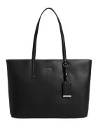 Calvin Klein Geanta de piele ecologica cu logo discret - Negru